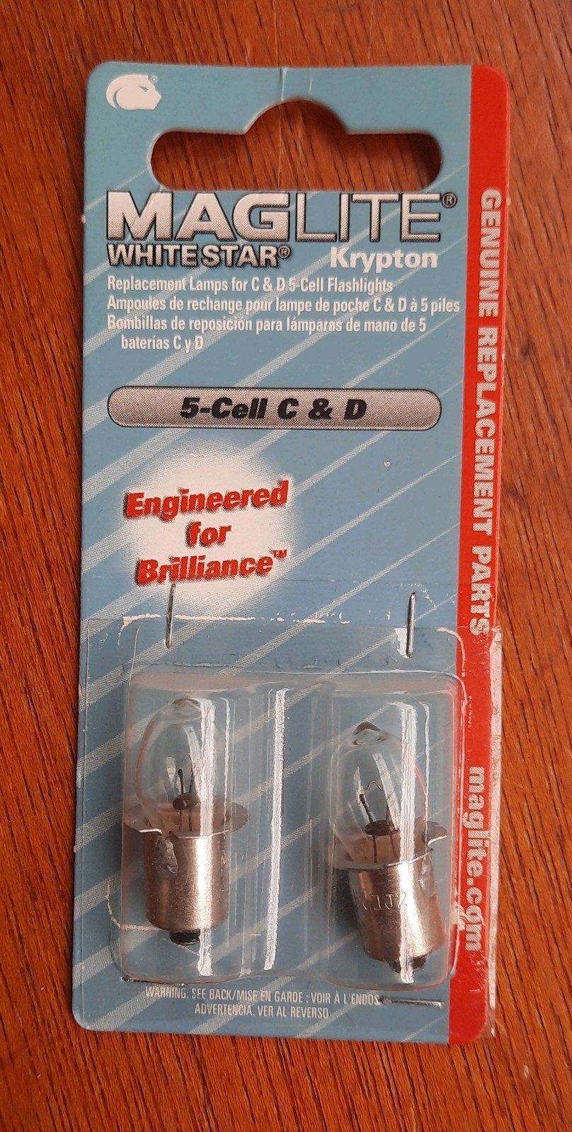 Maglite reserve lampjes 5 C/D, Ophalen of Verzenden, Nieuw, Batterij