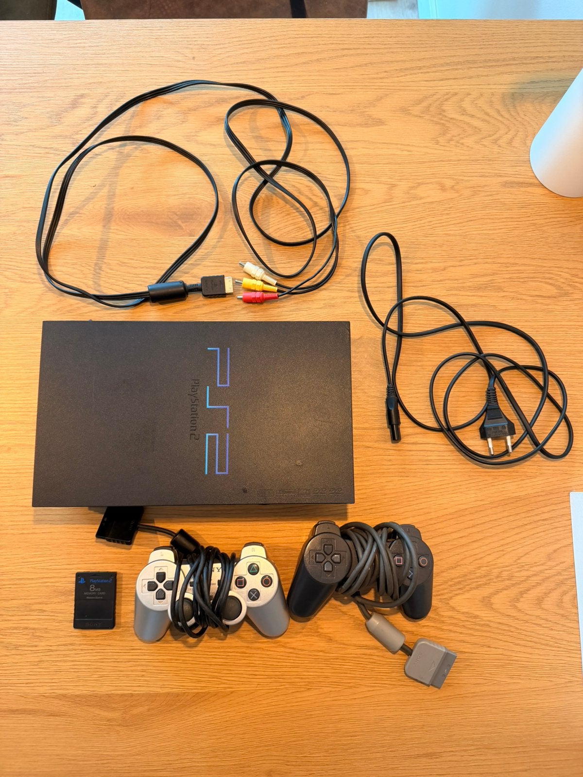 SONY Playstation 2, Gebruikt, Met 2 controllers, Ophalen of Verzenden, Met geheugenkaart