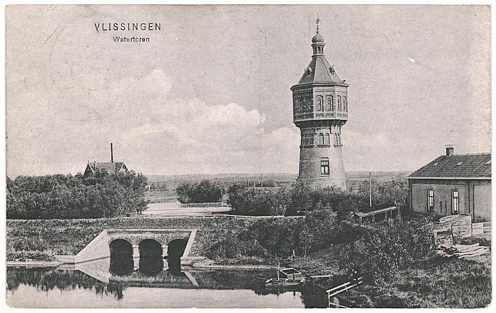 700329	Vlissingen	Watertoren	1912	Gelopen met zegel