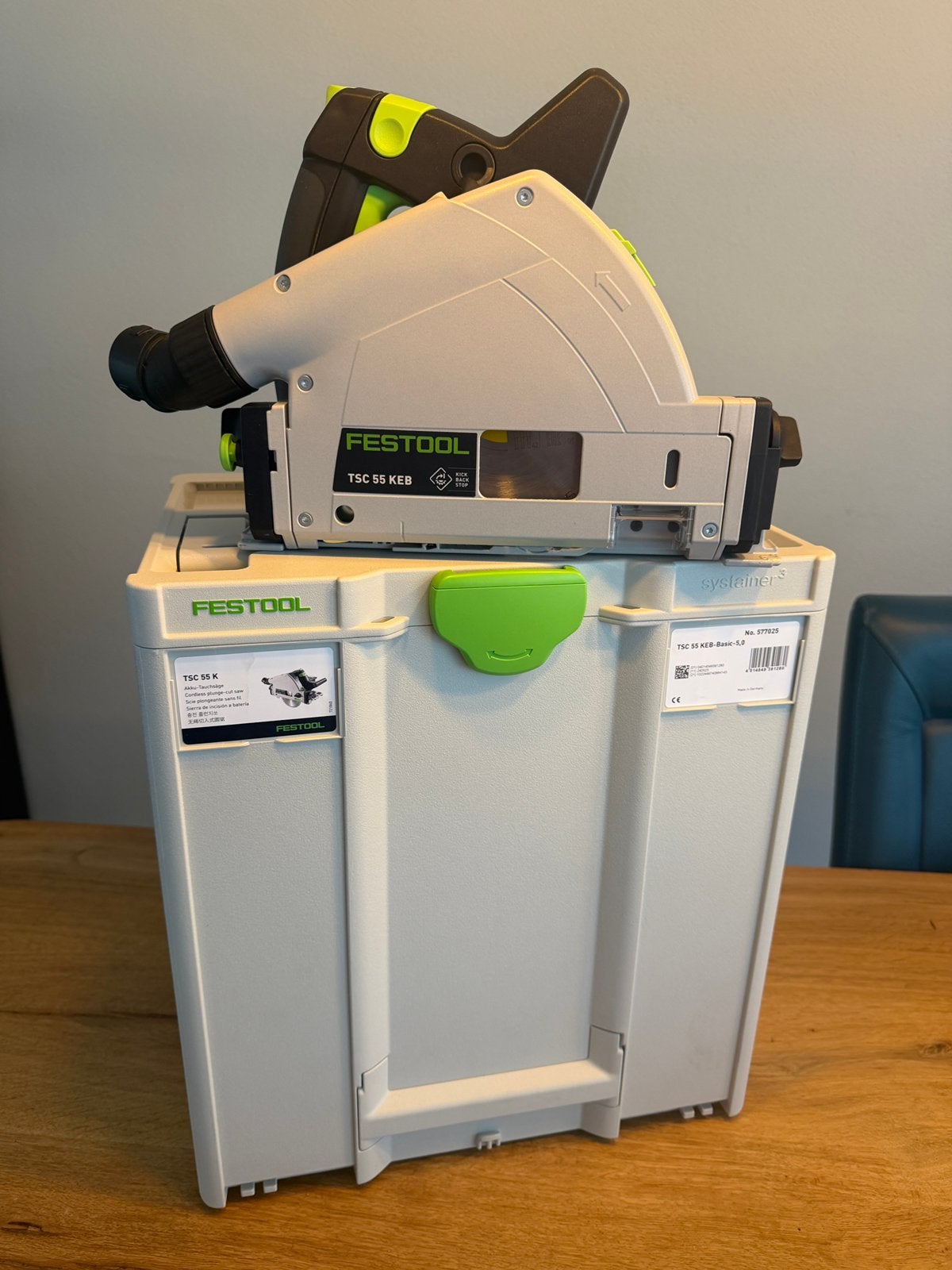 Festool TSC 55 KEB invalzaag (inclusief garantie), Doe-het-zelf en Verbouw, Gereedschap | Zaagmachines, Ophalen, Invalzaag, Zo goed als nieuw