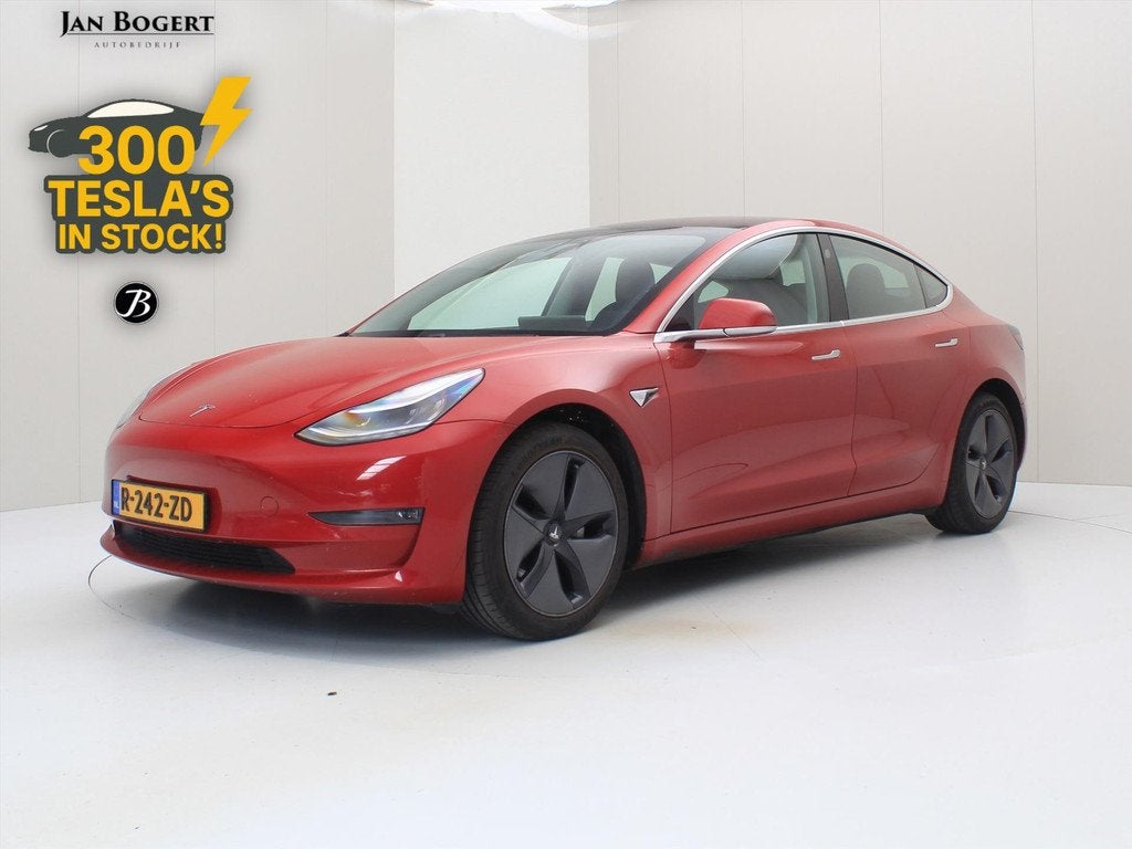 Tesla Model 3 Long-Range AWD 351pk 75 kWh 86.8% SOH [ AUTOPI, Auto's, Tesla, Automaat, Zwart, 351 pk, Vierwielaandrijving