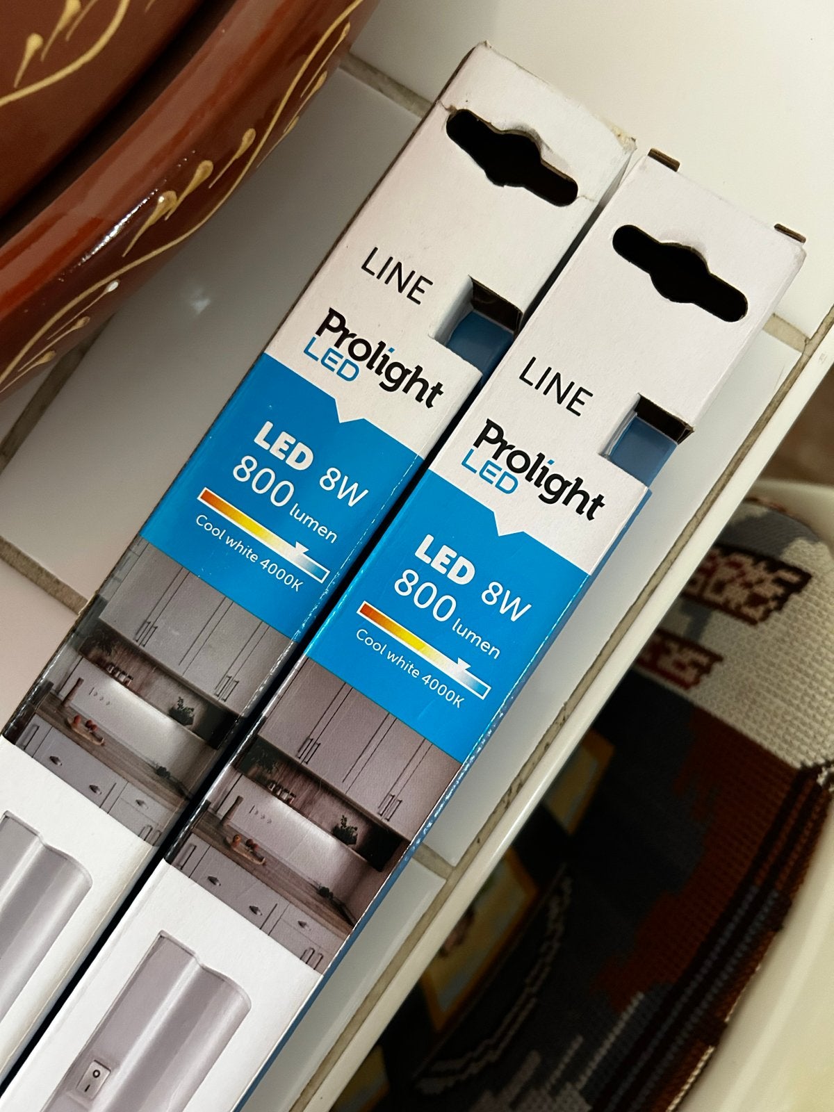 2x Prolight LED Line lamp 8W 800 lumen koel wit 4000K, Ophalen, Nieuw, Wit, Overige merken