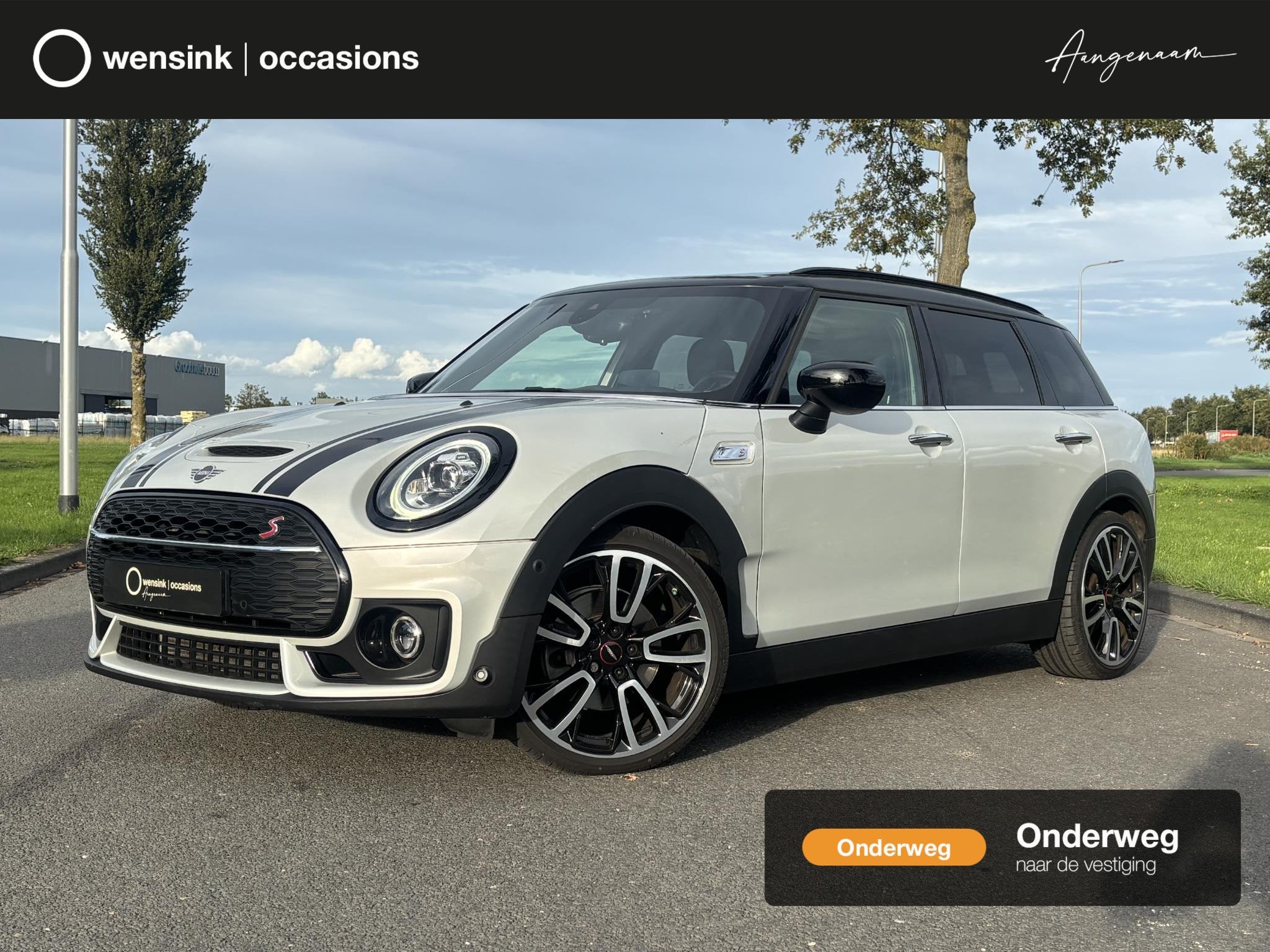 MINI Clubman 2.0 Cooper S Hammersmith | Panoramadak | Trekha, Auto's, Gebruikt, 4 cilinders, Wit, Automatische klimaatregeling