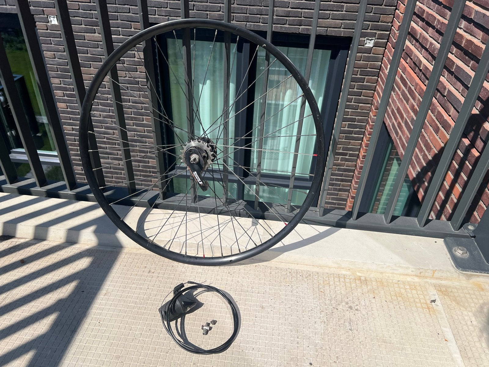 VanMoof Achterwiel 3 Versnellingen met Shifter, Gebruikt, Aluminium, Stadsfiets, Ophalen
