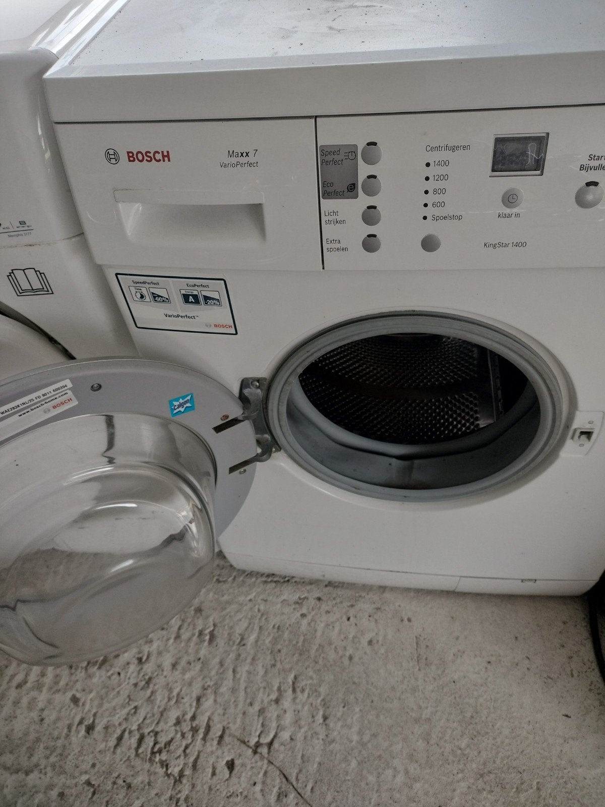 Bosch Maxx 7 Varioperfect Wasmachine, Witgoed en Apparatuur, Ophalen, Gebruikt, Voorlader, Energieklasse A of zuiniger