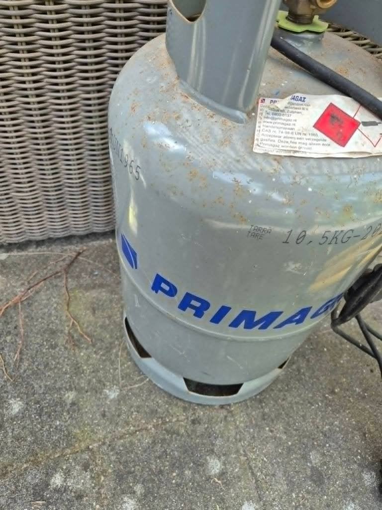 gasfles, Ophalen, Gebruikt