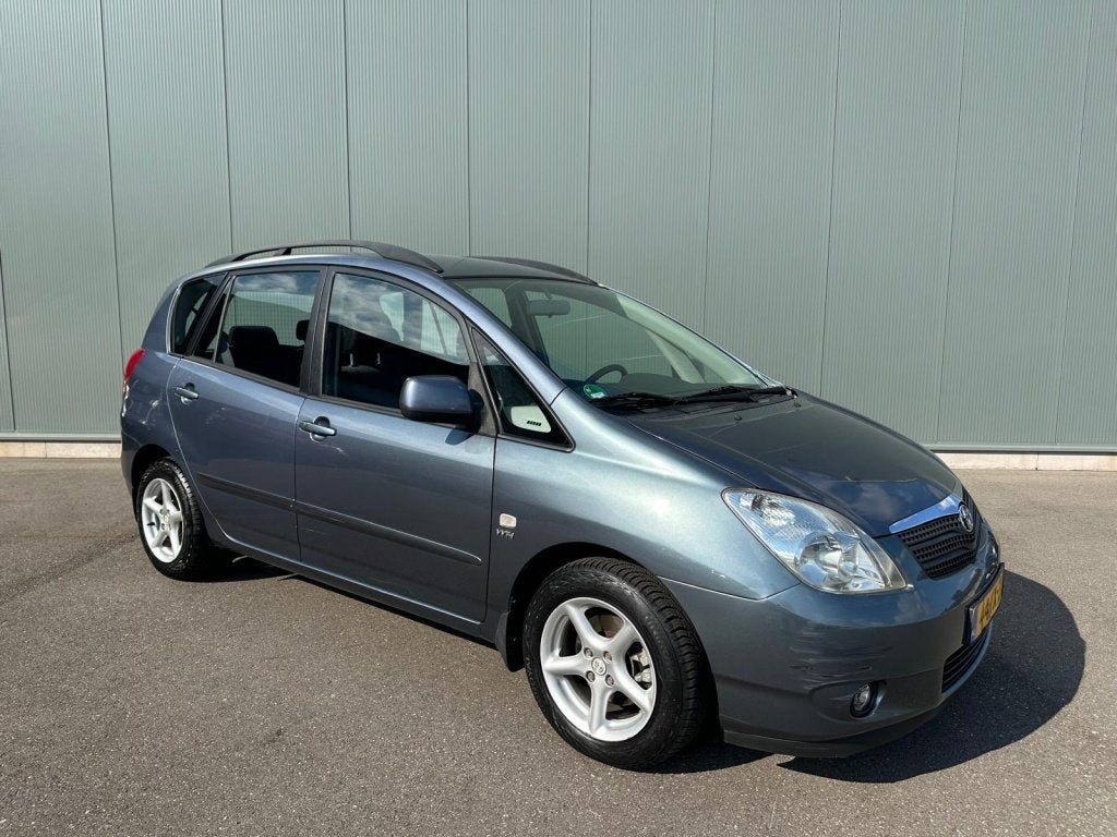 Toyota Corolla Verso 1.8 VVT-i Linea Sol AIRCO | NAP !, 13 km/l, 4 cilinders, Blauw, Origineel Nederlands