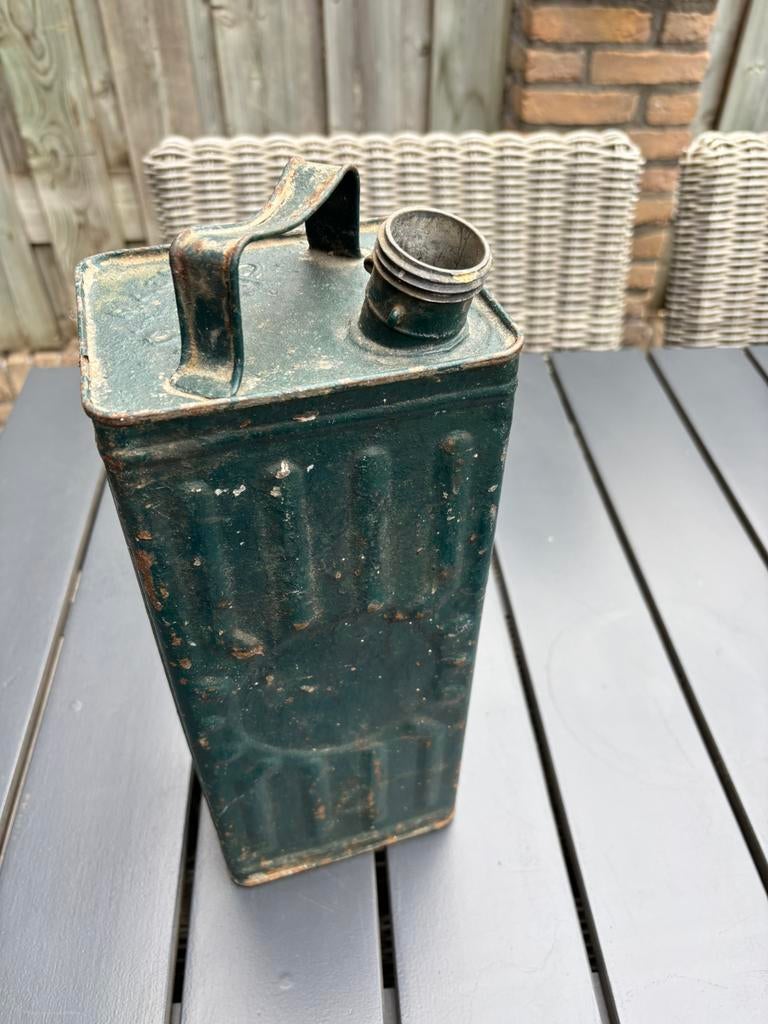 Oud vintage petroleum blik, Ophalen of Verzenden, Gebruikt