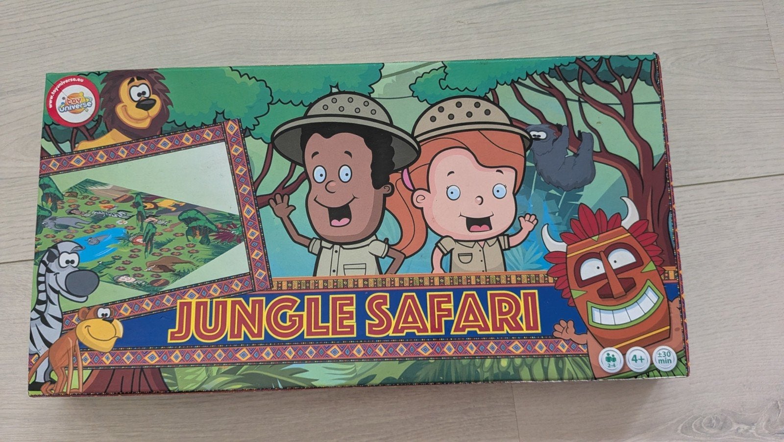 Jungle Safari -  bordspel voor kinderen, Hobby en Vrije tijd, Gezelschapsspellen | Bordspellen, Drie of vier spelers, Ophalen of Verzenden