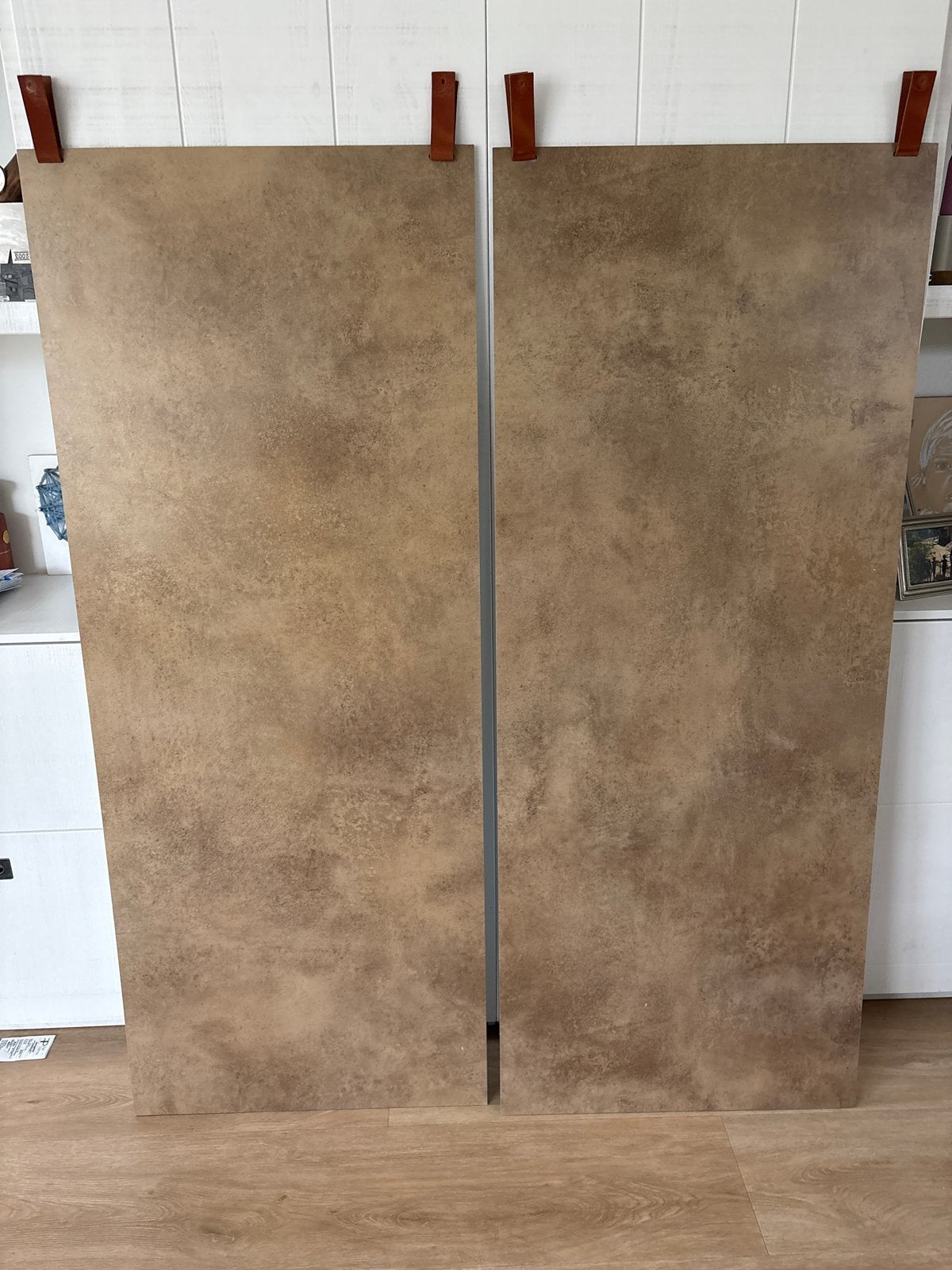 Kamer26 Magneetborden Oud Goud (2x) incl. 4 plankjes (zwart), Gebruikt, Overige materialen, Ophalen of Verzenden, Goud