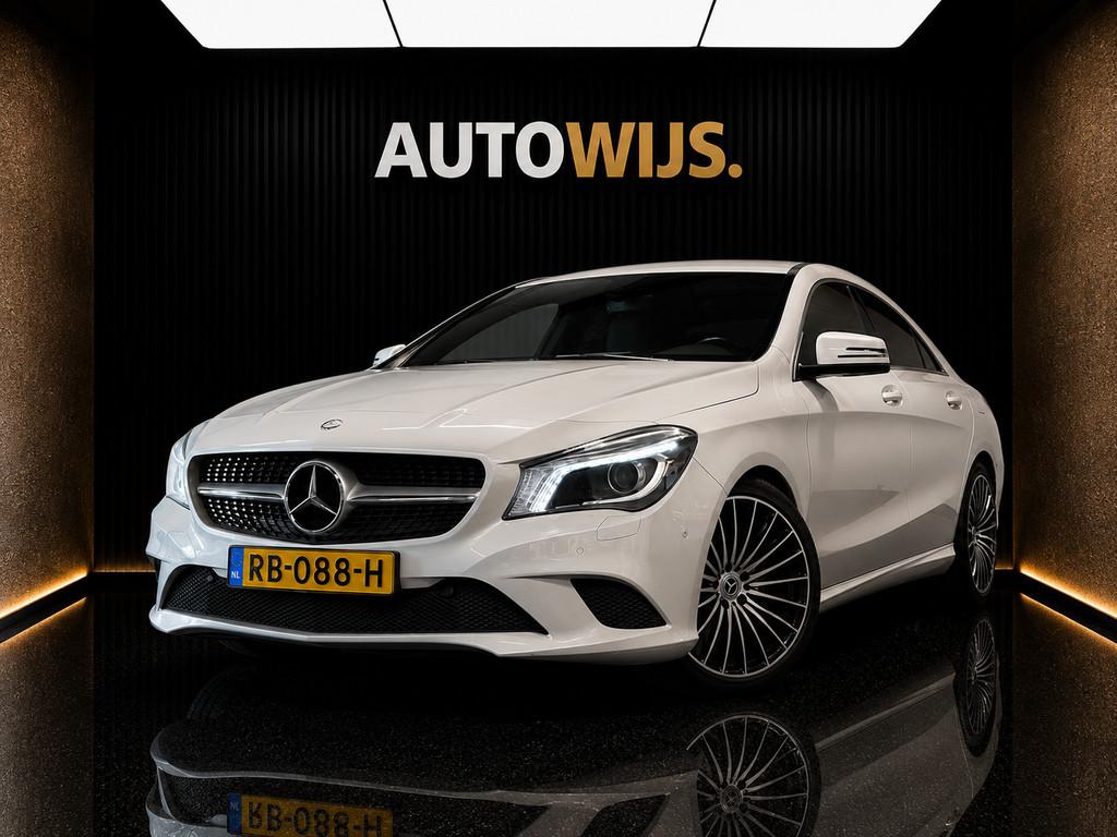 Mercedes-Benz CLA-klasse 180 Edition 1|AUT|LED|NAVI|STOELVER, Gebruikt, 4 cilinders, 715 kg, Leder en Stof