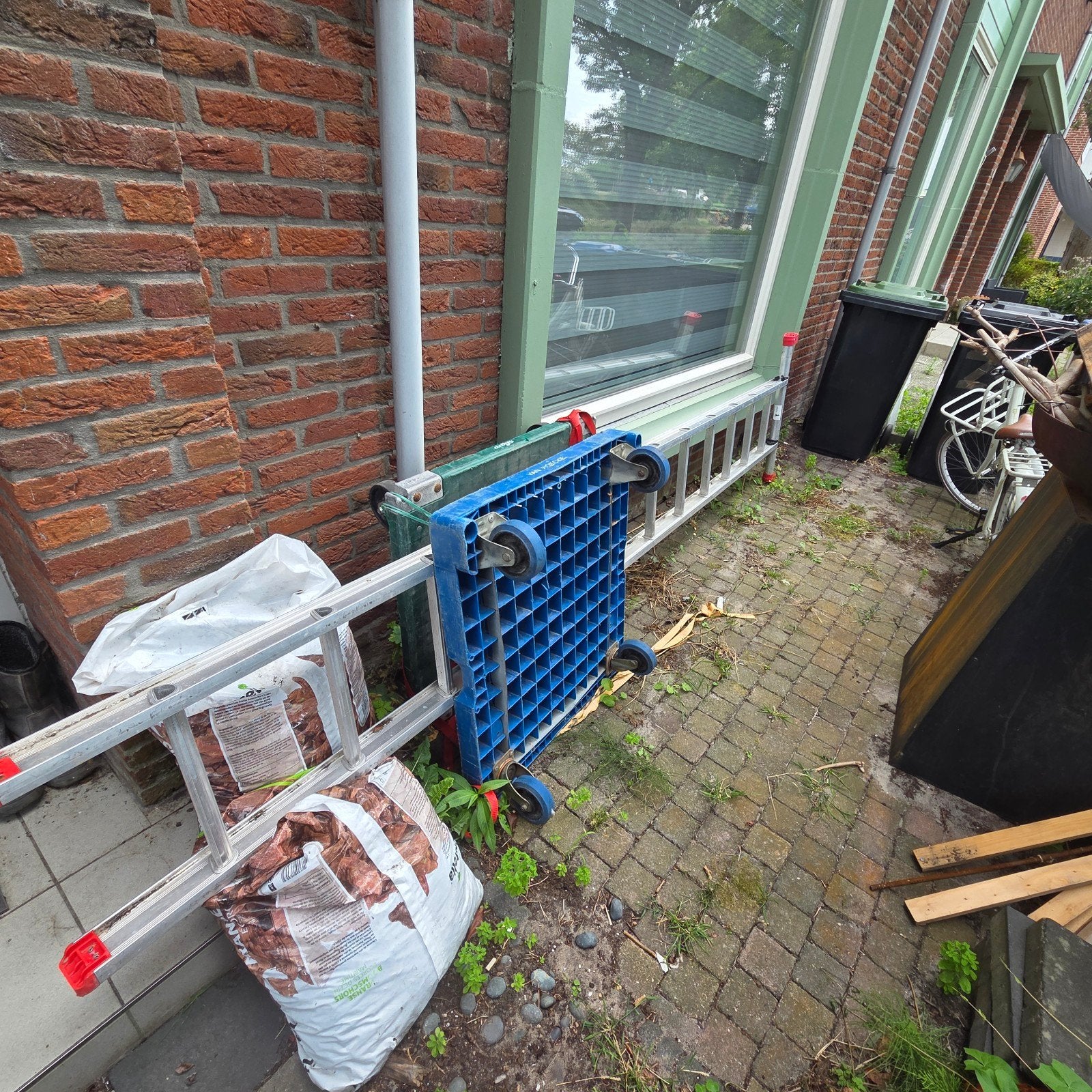 Altrex Atlas ladder (1x12 sporten) - Zo goed als nieuw!, Doe-het-zelf en Verbouw, Ladders en Trappen, Ophalen of Verzenden
