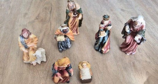 vintage kerstfiguren, Ophalen of Verzenden, Gebruikt