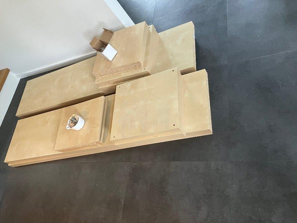 kallax kast ikea, Ophalen, Minder dan 50 cm, Gebruikt, 150 tot 200 cm