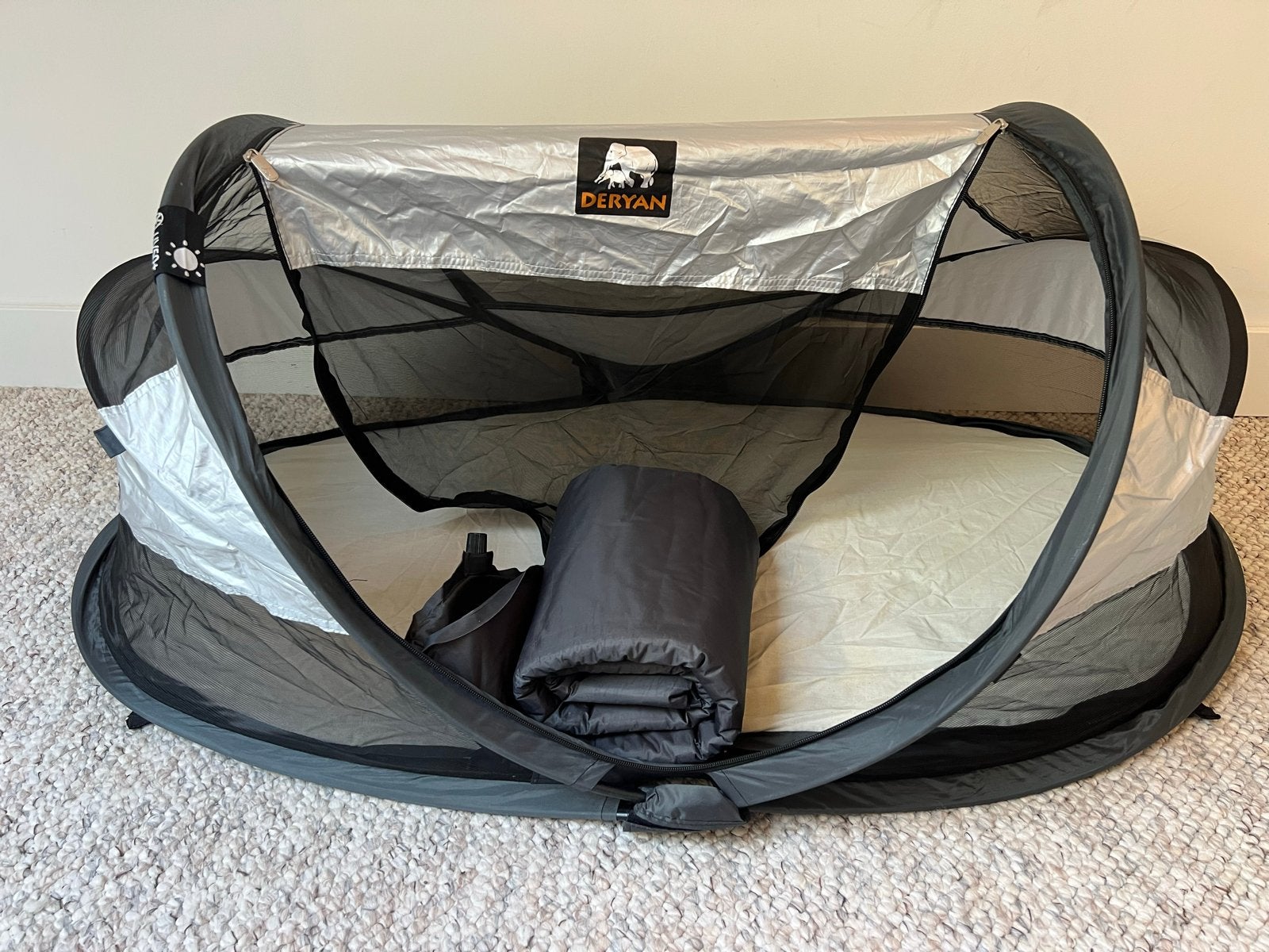 Deryan Baby/Peuter Luxe Reisbedje - Pop-up Tentje, Ophalen, Gebruikt, Reisbedje
