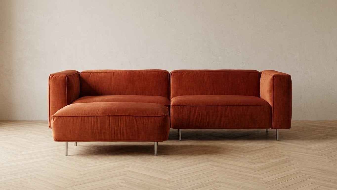 Gelderland 6400 | roestbruin velvet | Opnieuw bekleed, 250 tot 300 cm, Info@andriesign.nl, 75 tot 100 cm, Ophalen of Verzenden