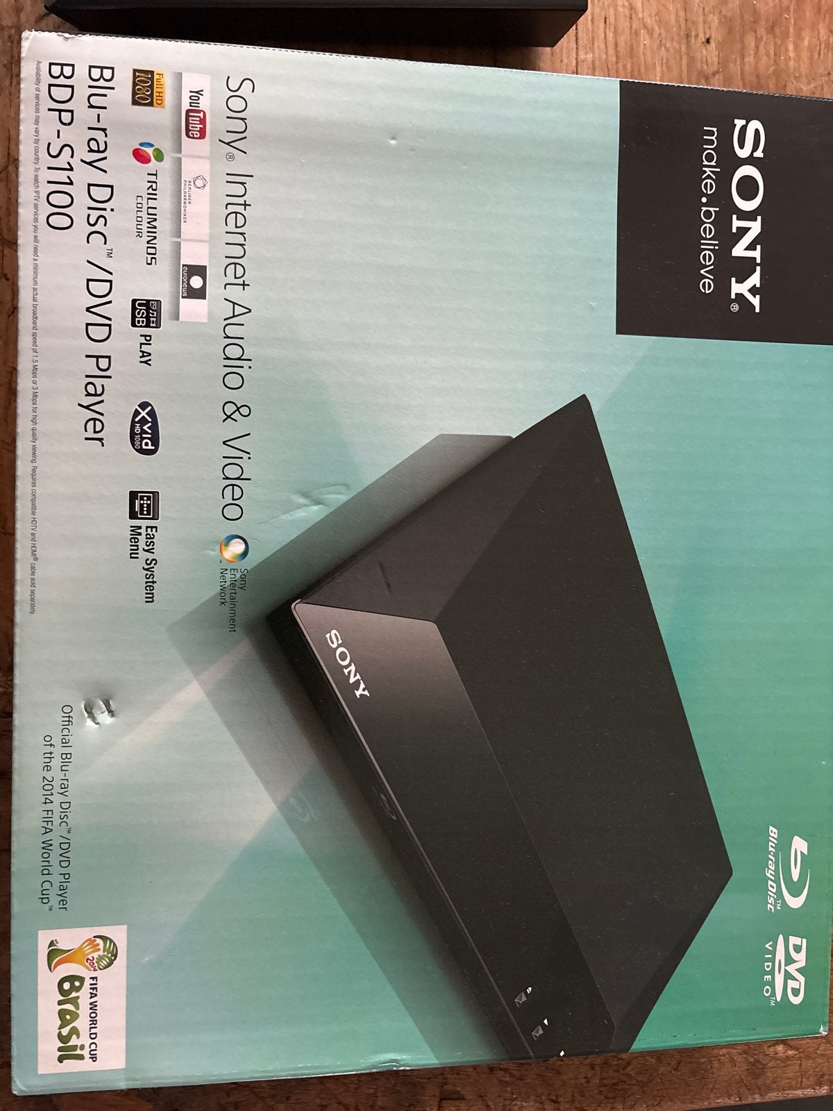 Sony BDP-S1100 Blu-ray/DVD Speler - Internet Audio & Video, Ophalen of Verzenden, Gebruikt, Sony, Wi-Fi
