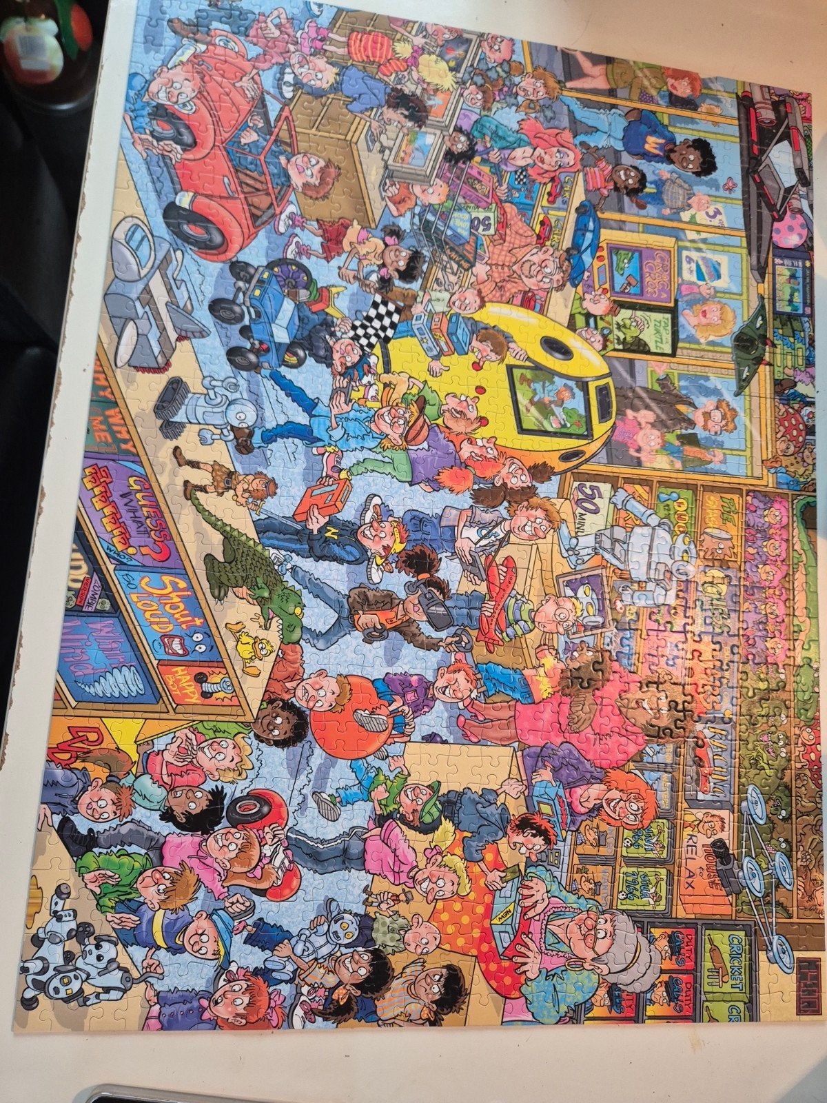 Wasgij Destiny 20 The Toy Shop 950 stukjes legpuzzel, Ophalen of Verzenden, 500 t/m 1500 stukjes, Zo goed als nieuw, Legpuzzel