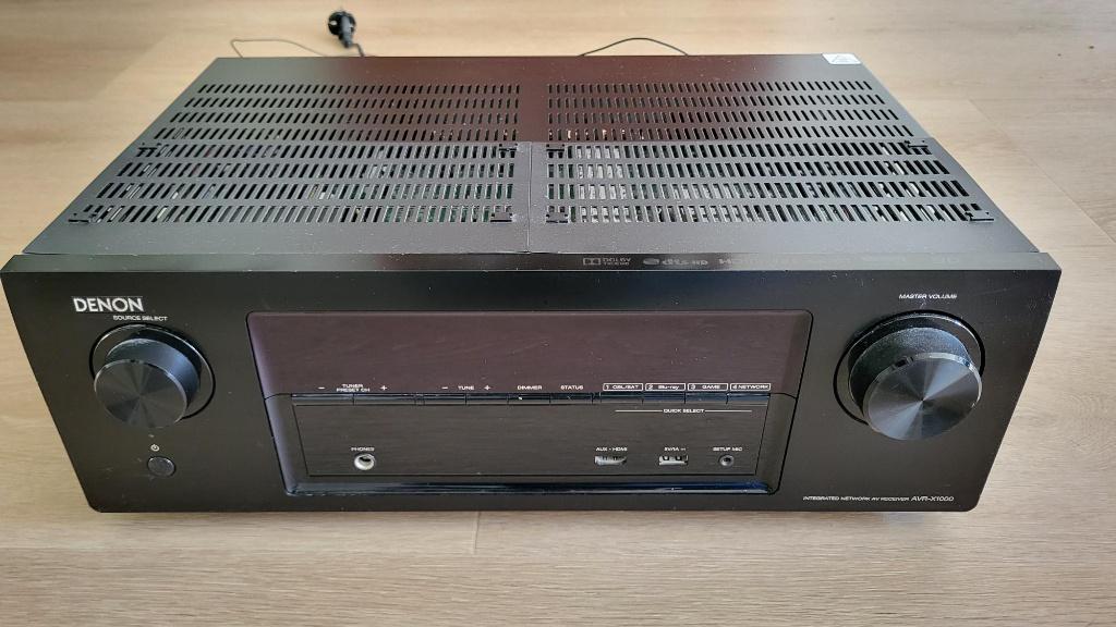 Denon AVRX1000BK, Denon, Ophalen of Verzenden, Zo goed als nieuw, 120 watt of meer