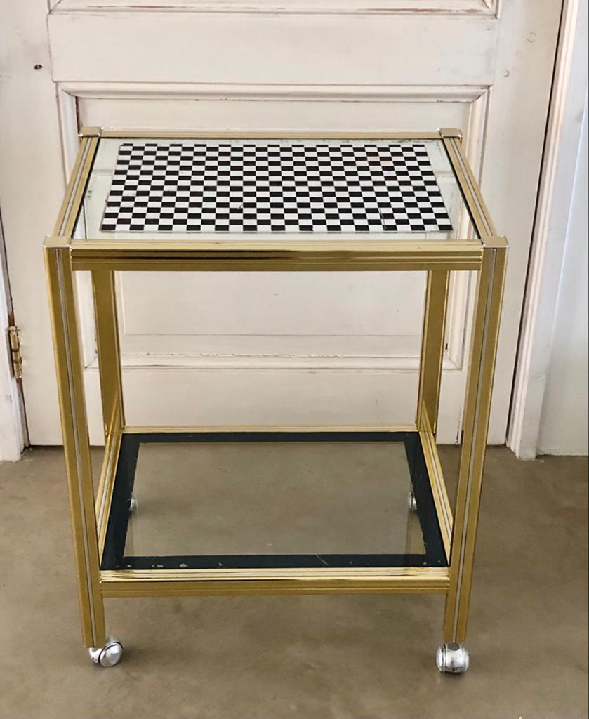 Vintage trolley hollywood regency stijl, Ophalen of Verzenden