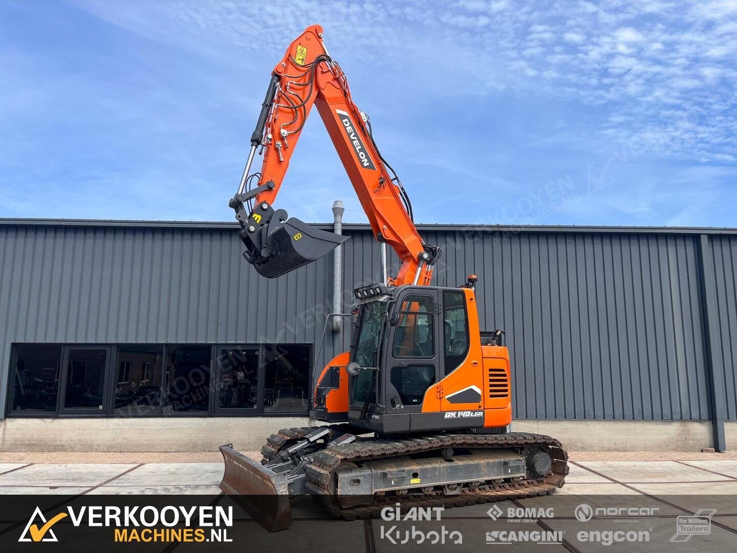 2023 Doosan DX140 LCR-7 VK10818 Develon, Graafmachine