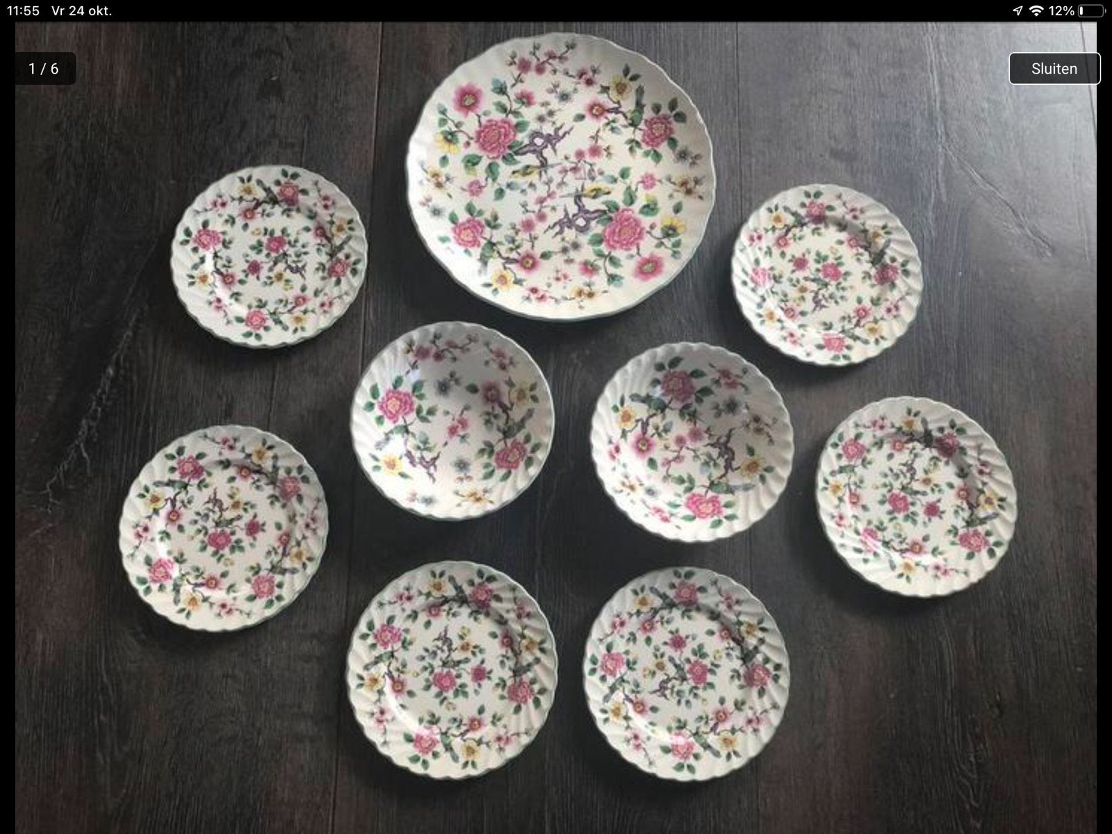 Old Foley Chinese Rose Servies, Antiek en Kunst, Ophalen of Verzenden