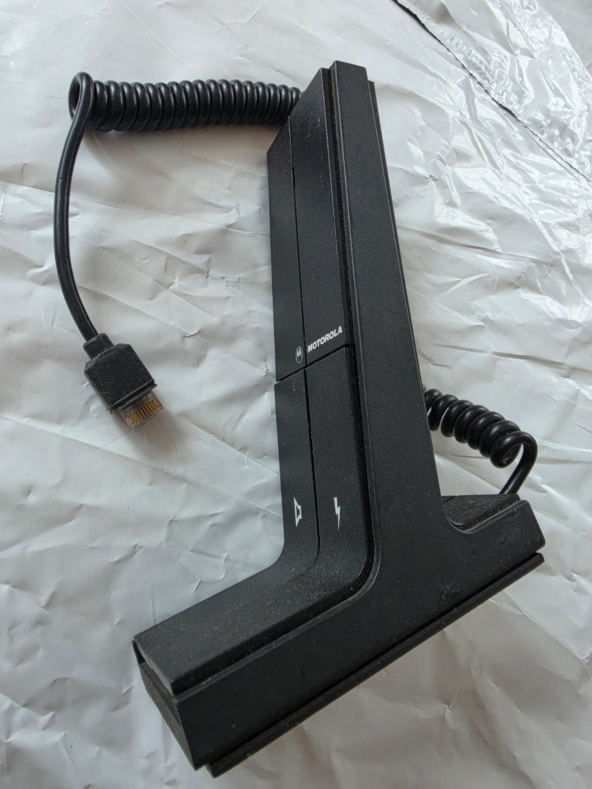 tafelmicrofoon motorola, Telecommunicatie, Ophalen of Verzenden, Zo goed als nieuw