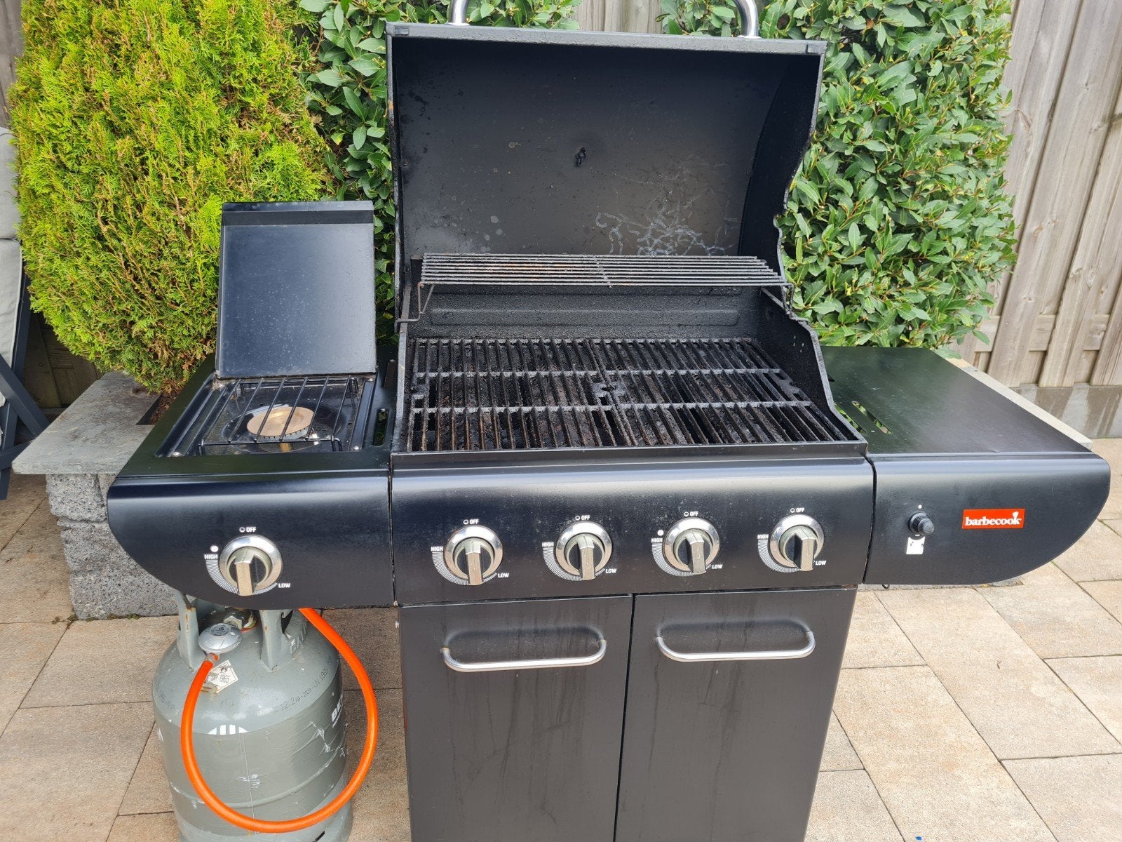 gas bbq, Ophalen, Gebruikt