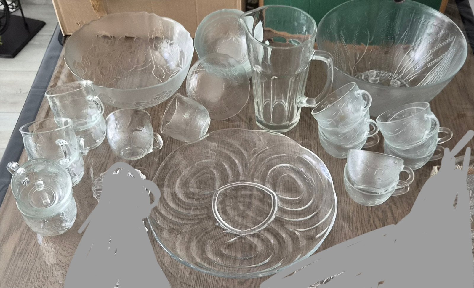 Schalen, serveerschalen, bowlsets, waterkaraf, fruitschaal, Huis en Inrichting, Keuken | Servies, Ophalen, Zo goed als nieuw, Schaal of Schalen
