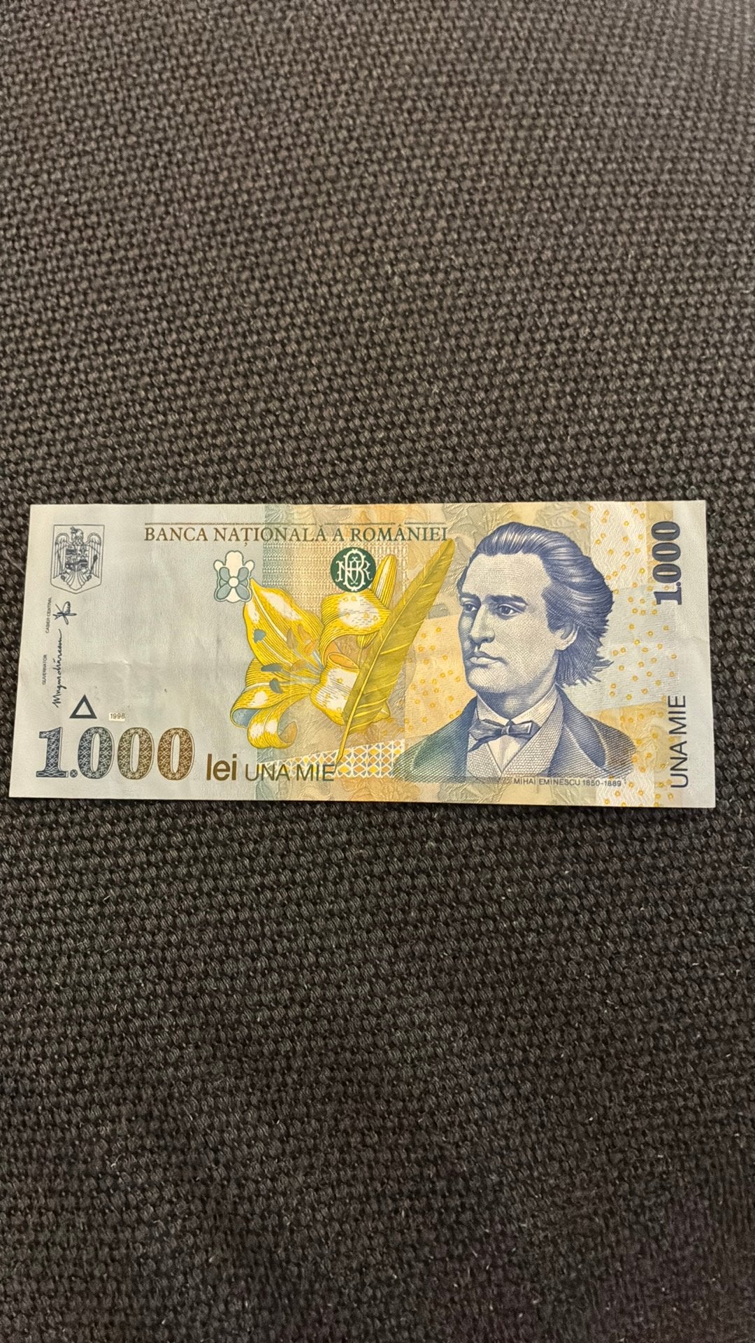 Roemenie 1000 lei 1998, Ophalen of Verzenden, Overige landen
