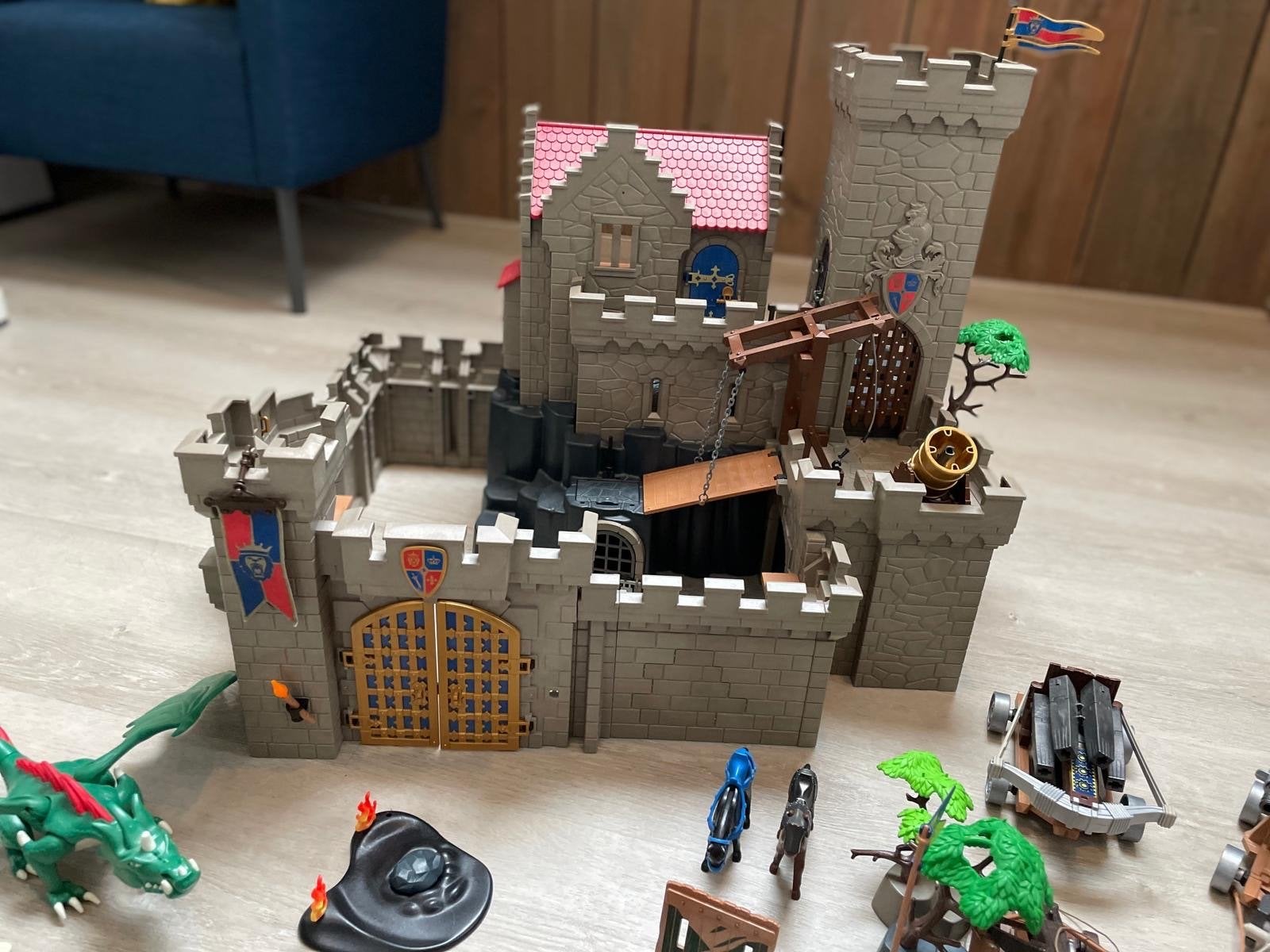 Playmobil Kasteel met Draak en Ridders - Complete Set, Kinderen en Baby's, Speelgoed | Playmobil, Ophalen, Gebruikt, Complete set