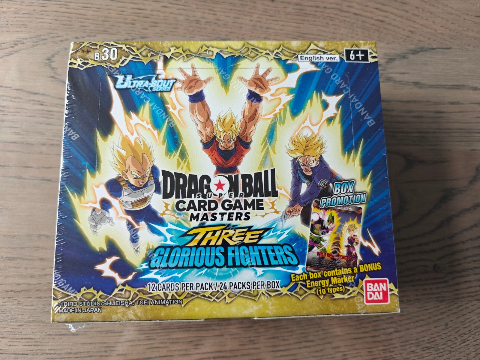 Dragonball Super BT30 Three Glorious Fighters Booster Box !, Ophalen of Verzenden, Nieuw, Boosterbox, Foil