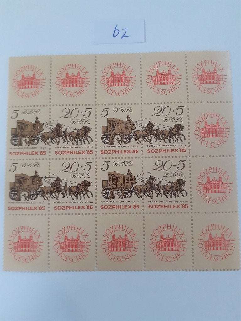 DDR, Verzenden, Overige landen, Postfris