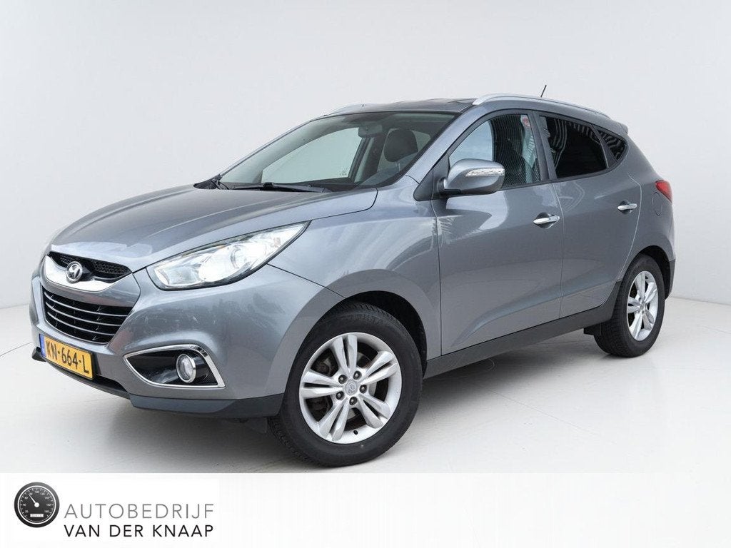 Hyundai ix35 2.0i Style | Cruise | Clima | Keyless start+ent, Auto's, Hyundai, Gebruikt, 4 cilinders, Leder en Stof, 163 pk