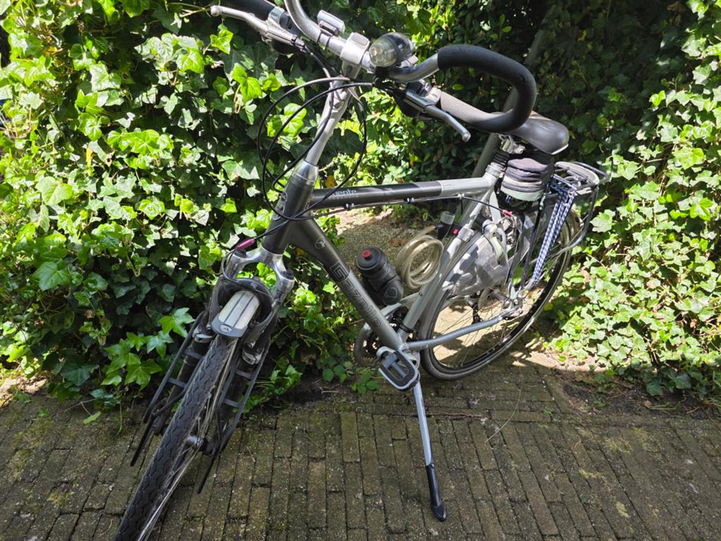 Gazelle Fuente Trekking fiets heren + dames- Goede staat, 28 inch, Gebruikt, Velgrem, Meer dan 20 versnellingen