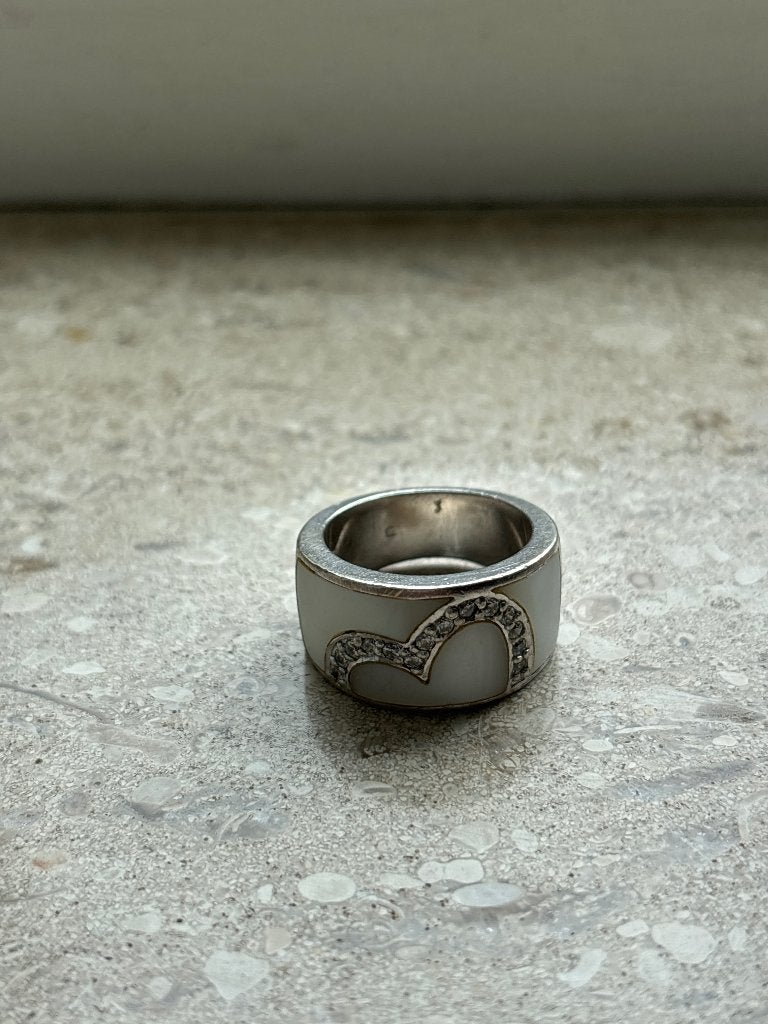 Prachtige ring van TiSento met hartje ️, Gebruikt, Ophalen of Verzenden, Kleiner dan 17, Dame