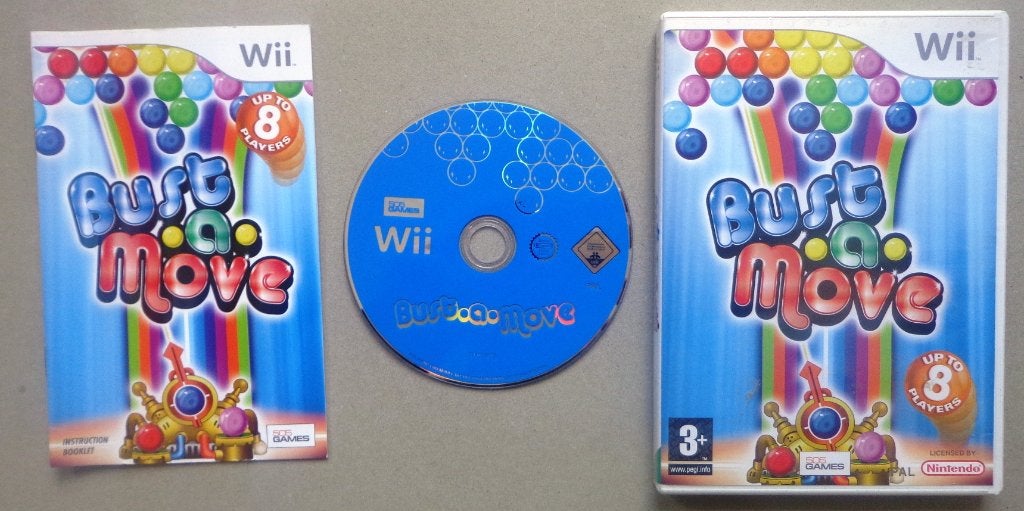 Bust a Move voor de Nintendo Wii Compleet, Spelcomputers en Games, Games | Nintendo Wii, Puzzel en Educatief, 1 speler, Ophalen of Verzenden
