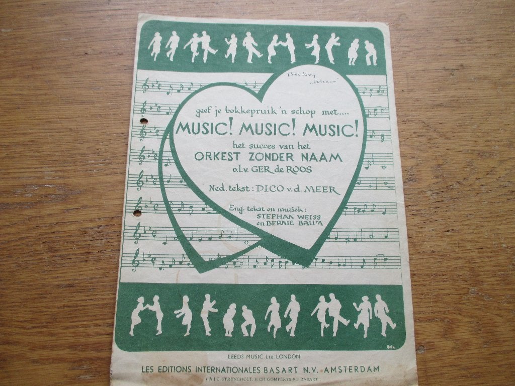MUSIC ! MUSIC ! MUSIC !, Muziek en Instrumenten, Bladmuziek, Gebruikt, Ophalen of Verzenden, Artiest of Componist, Populair
