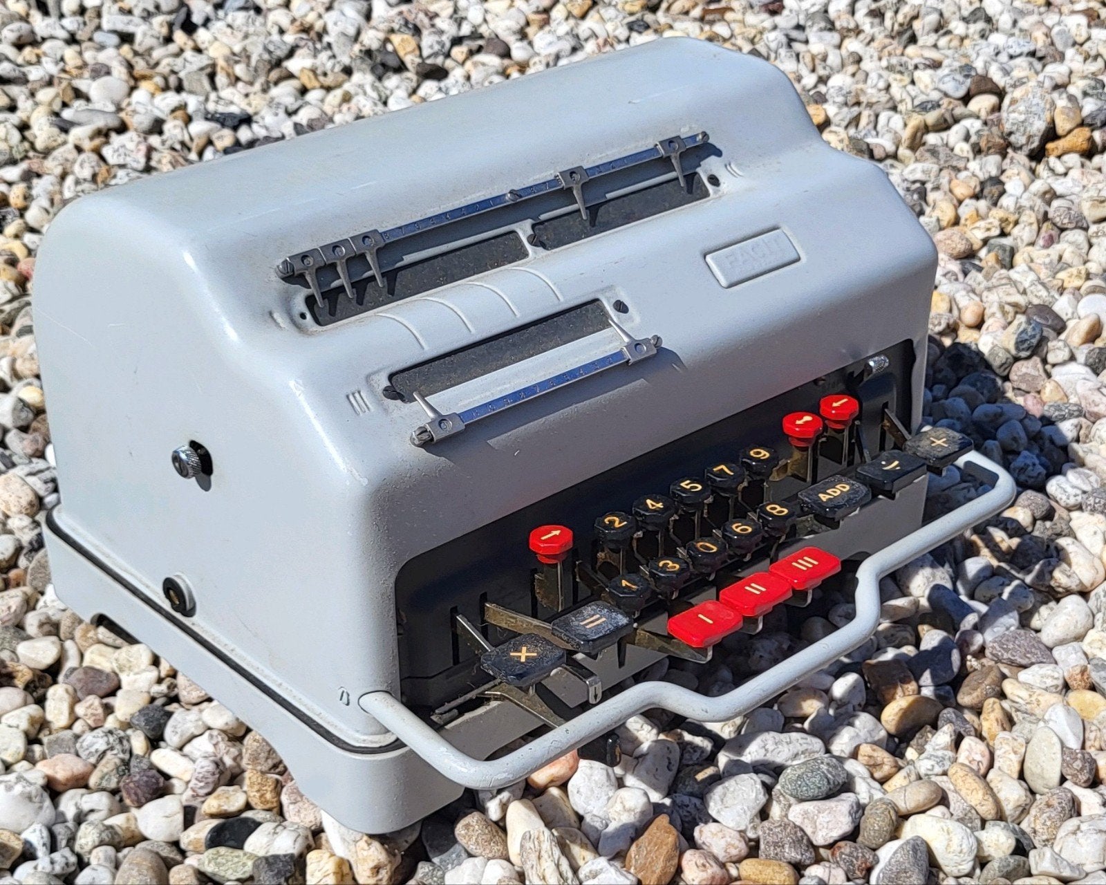 Vintage Facit ESA-0 mechanische rekenmachine – serienr. 3288, Antiek en Kunst, Ophalen