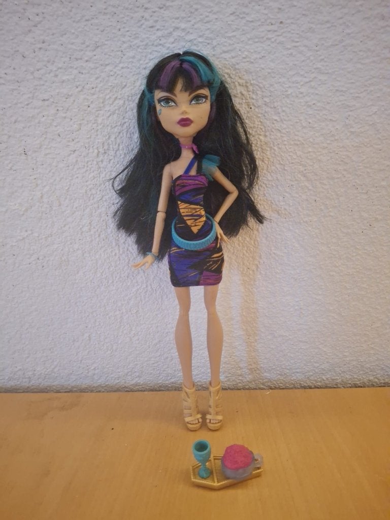 Monster High Cleo de Nile Creepateria G1, Ophalen of Verzenden, Zo goed als nieuw, Overige typen