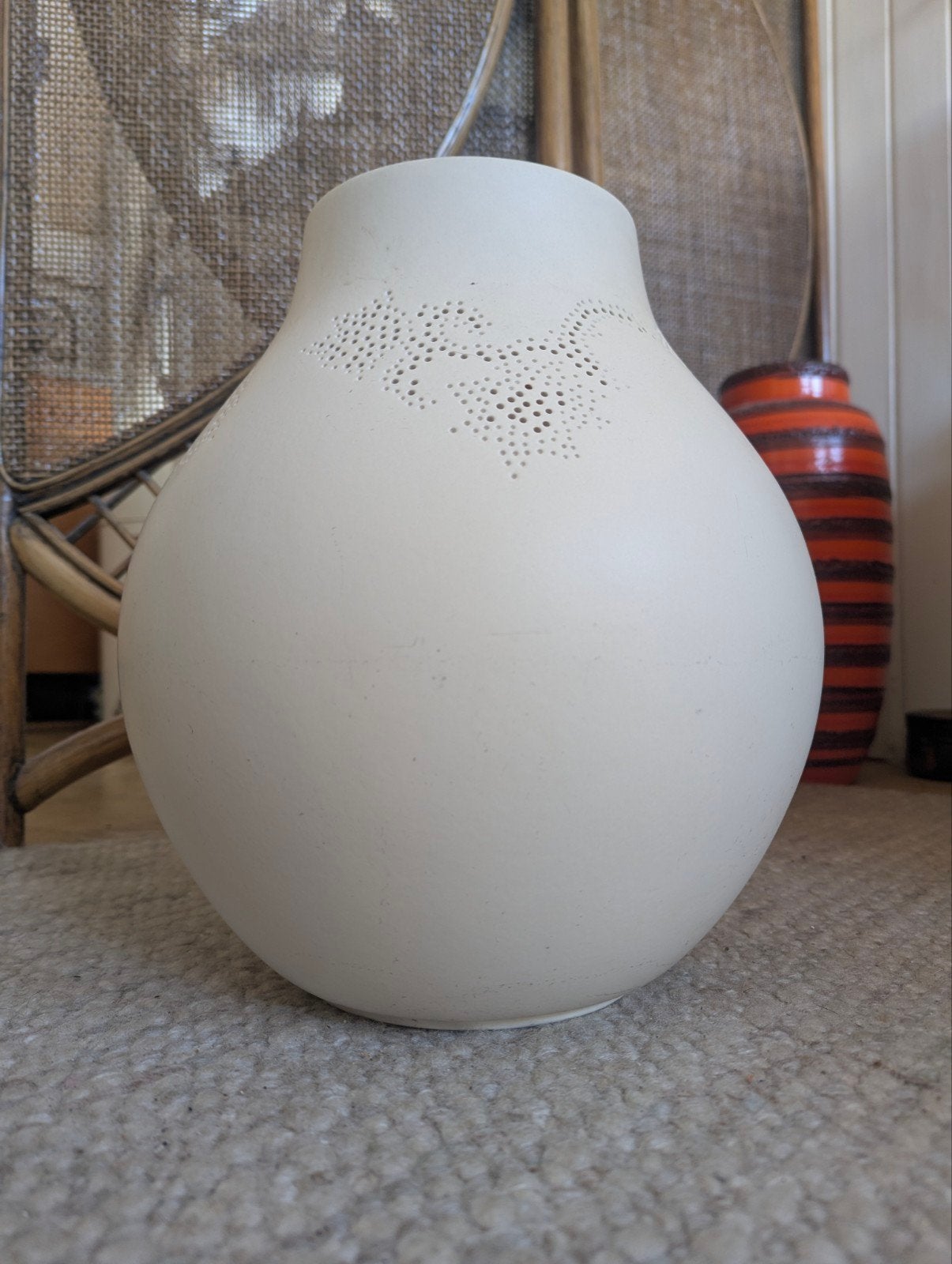 IKEA Jonsberg vaas PS Hella Jongerius, Huis en Inrichting, Gebruikt, Handgemaakt, Beige, 35 cm