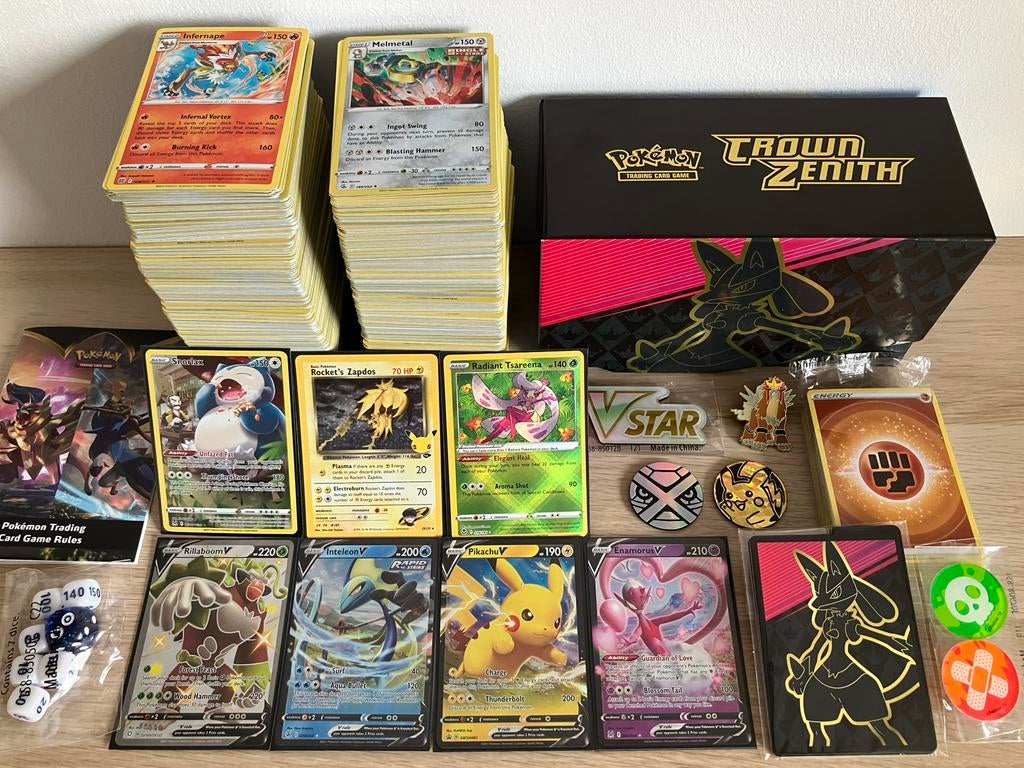Set van 970 verschillende originele Pokemon kaarten, Hobby en Vrije tijd, Ophalen of Verzenden, Zo goed als nieuw, Meerdere kaarten