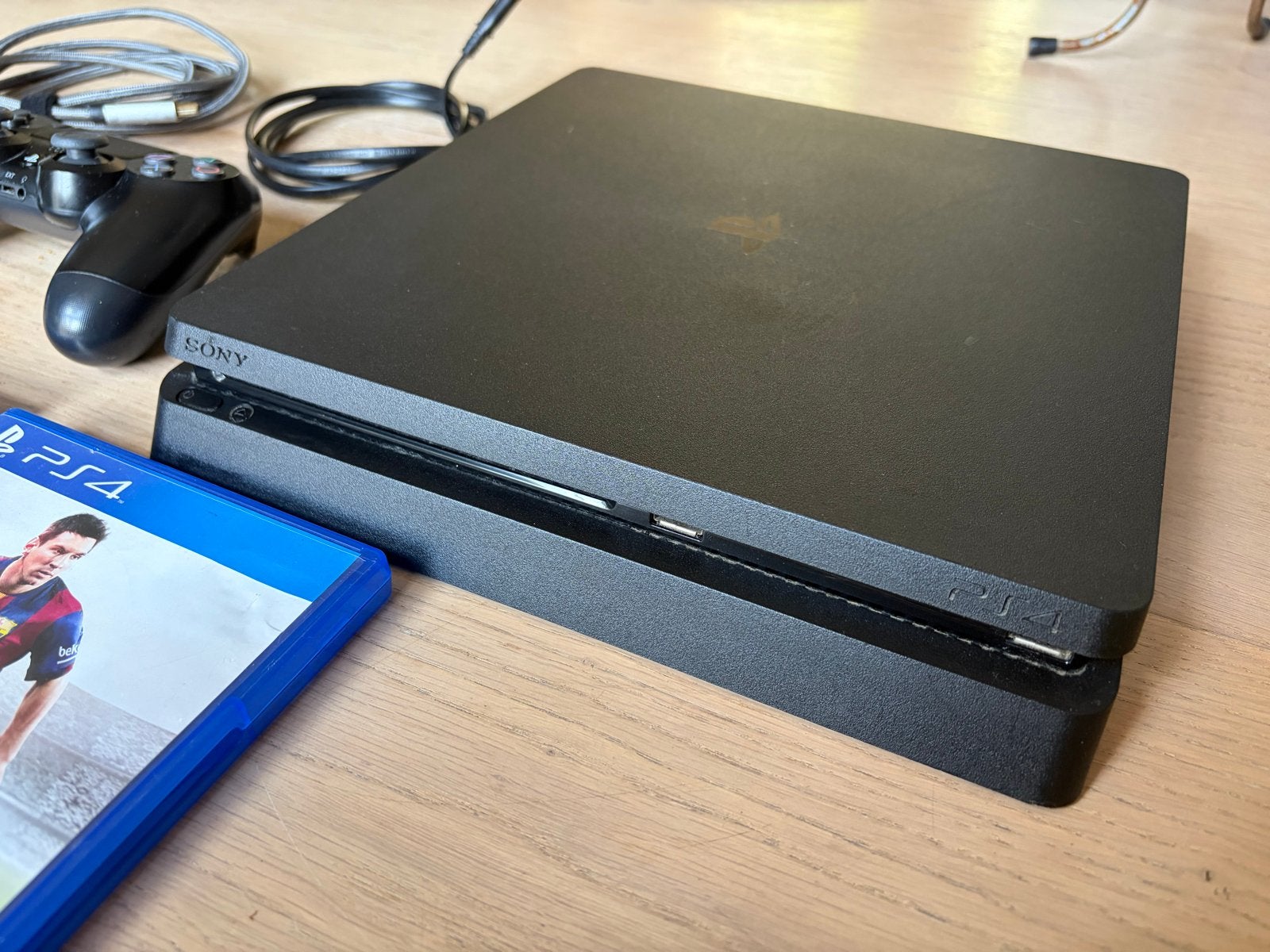 Sony PlayStation 4 Slim 500GB met 1 controller en games, Ophalen of Verzenden, Met 1 controller, Slim, 500 GB