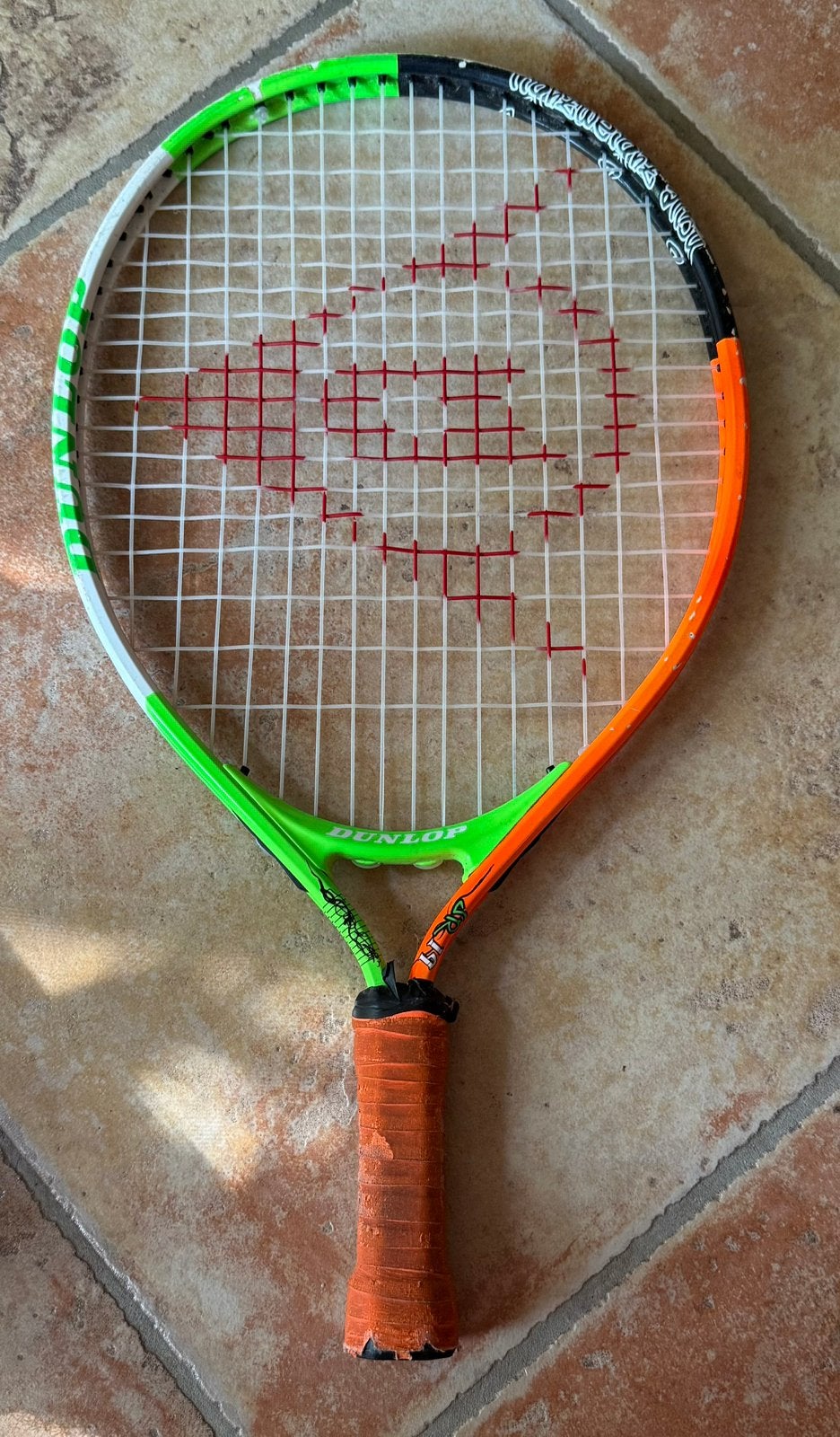 Dunlop junior tennis racket 19 inch grip L00, Ophalen, Gebruikt, L00, Racket