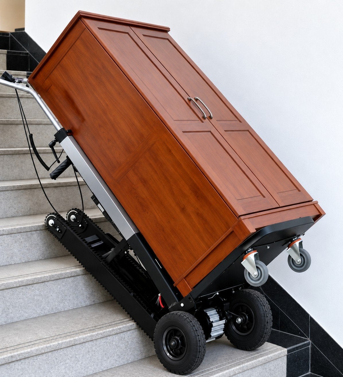 Elektrische trapklimmer te huur (tot 400kg), Ophalen, Zo goed als nieuw, Steekwagen