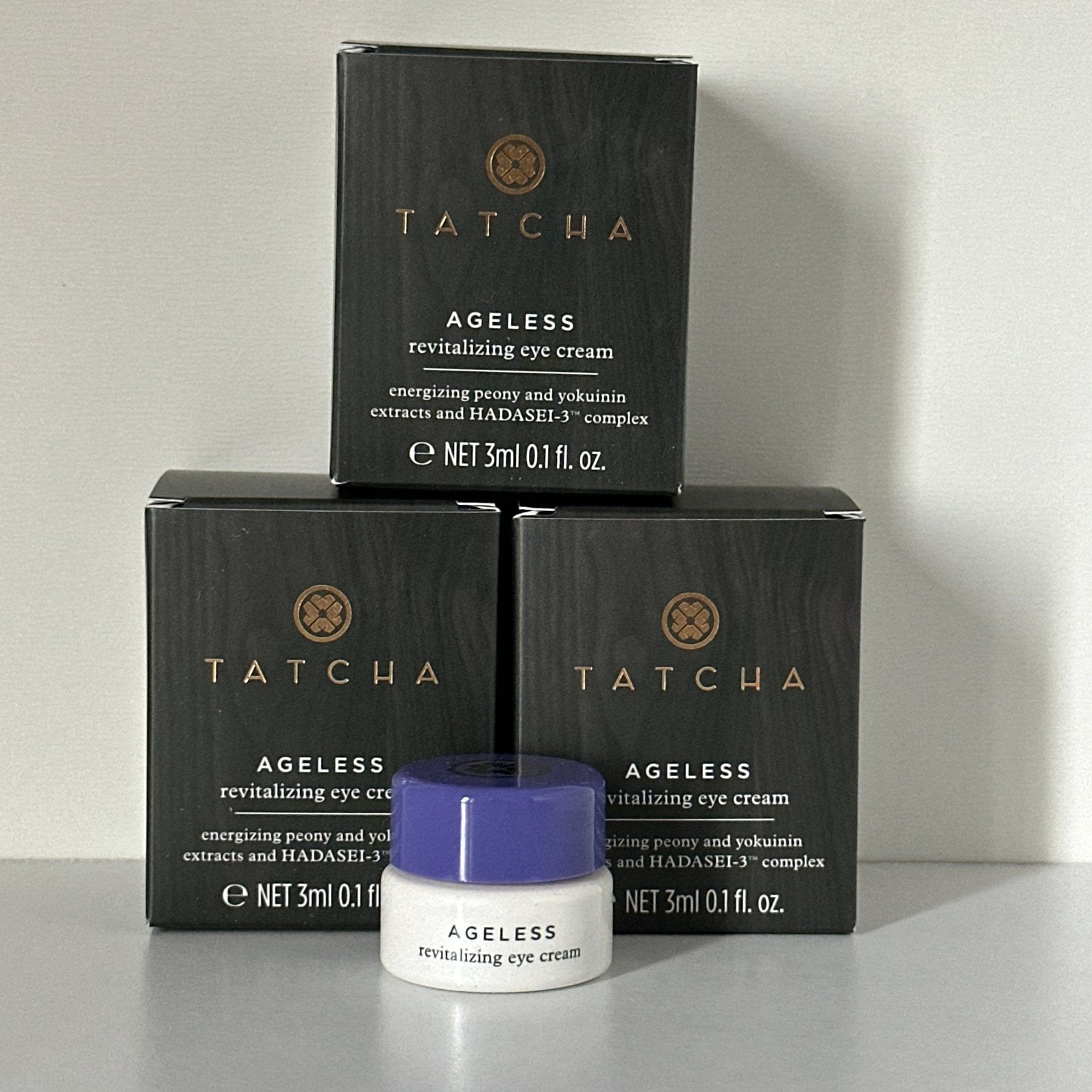 Tatcha Ageless Revitalizing Eye Cream 3 ml, Ophalen of Verzenden, Nieuw, Ogen, Verzorging