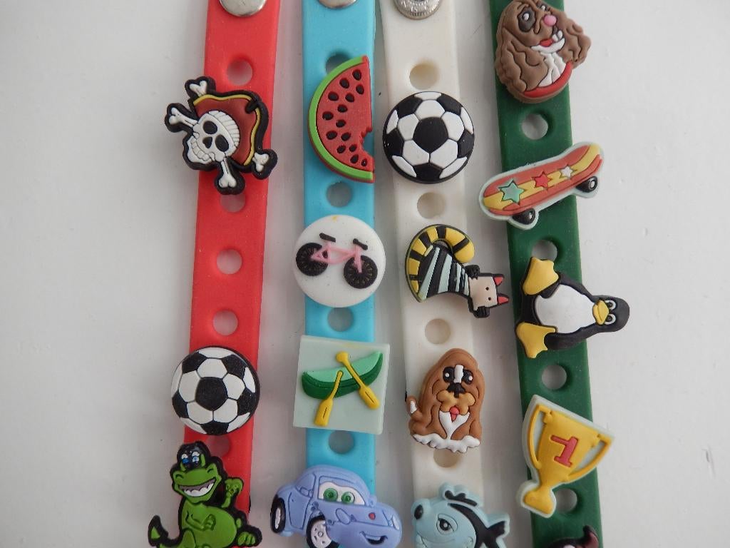 * Siliconen bedels ook geschikt voor crocs *, Overige kleuren, Kunststof of Plastic, Nieuw, Ophalen of Verzenden