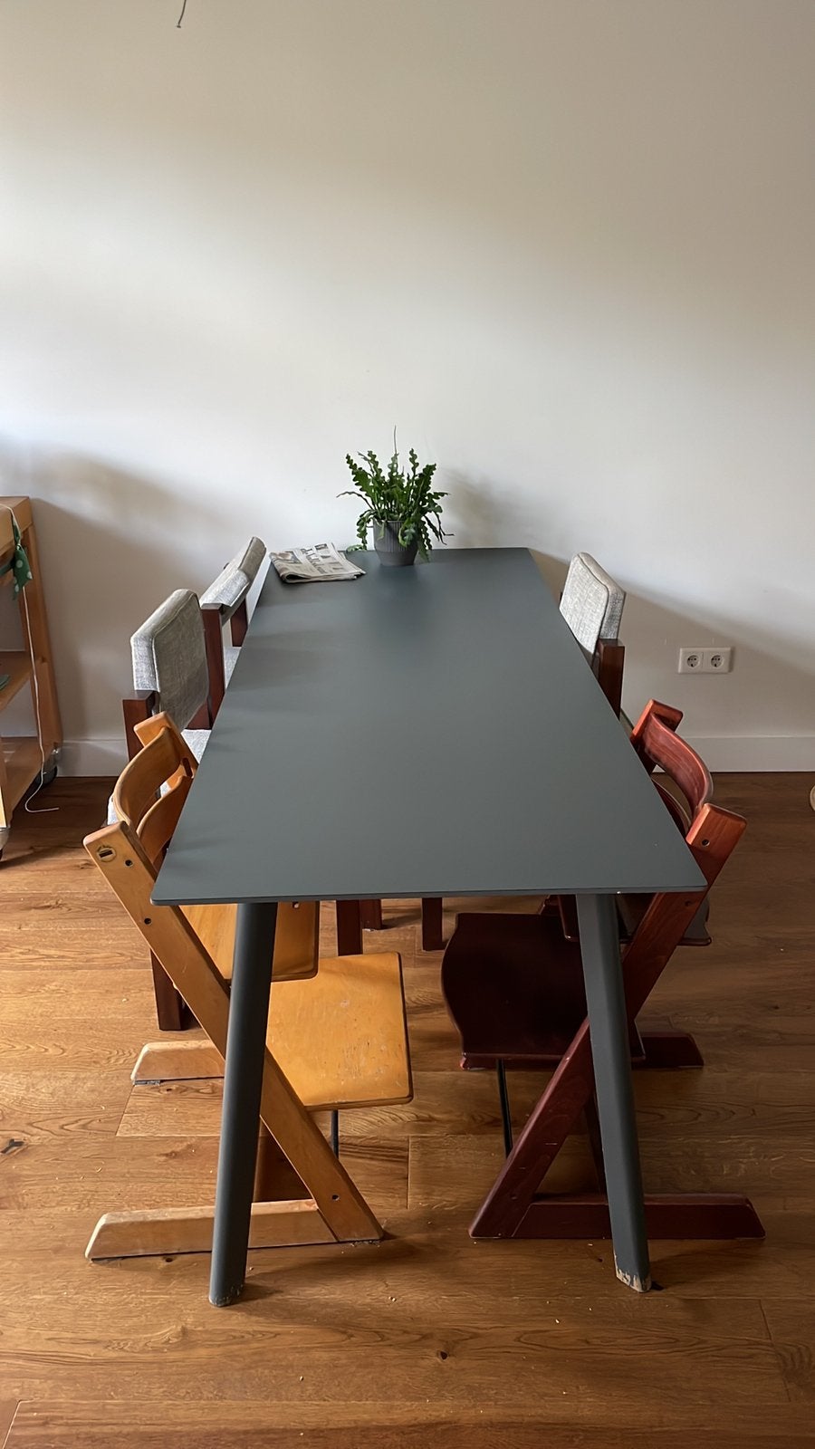 Eettafel Hay, Huis en Inrichting, Tafels | Eettafels, Ophalen, Gebruikt, 50 tot 100 cm, Vijf personen of meer