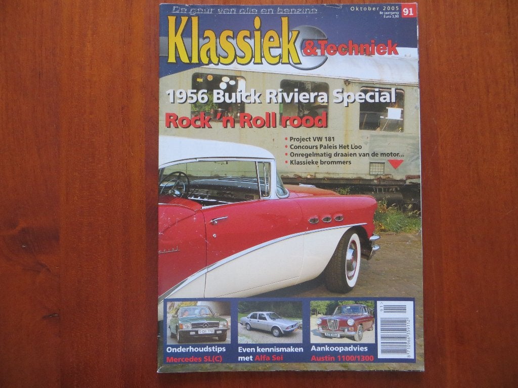 Klassiek & Techniek 91 Alfa Romeo Sei, Buick Riviera Special, Ophalen of Verzenden, Nieuw, Alfa Romeo