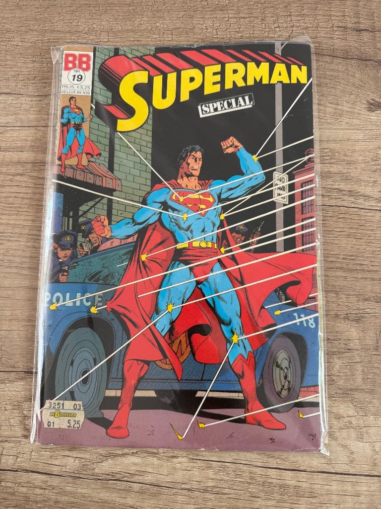 diverse superman comics zoek uit, Gelezen, Baldakijn, Europa, Ophalen of Verzenden